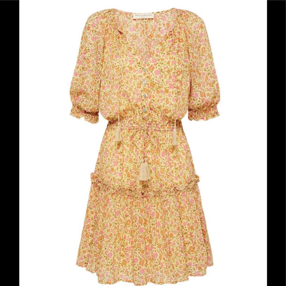 NWT Rare XL (12-14) Spell Rae Play Dress in Daisy Yellow - Picture 7 of 16